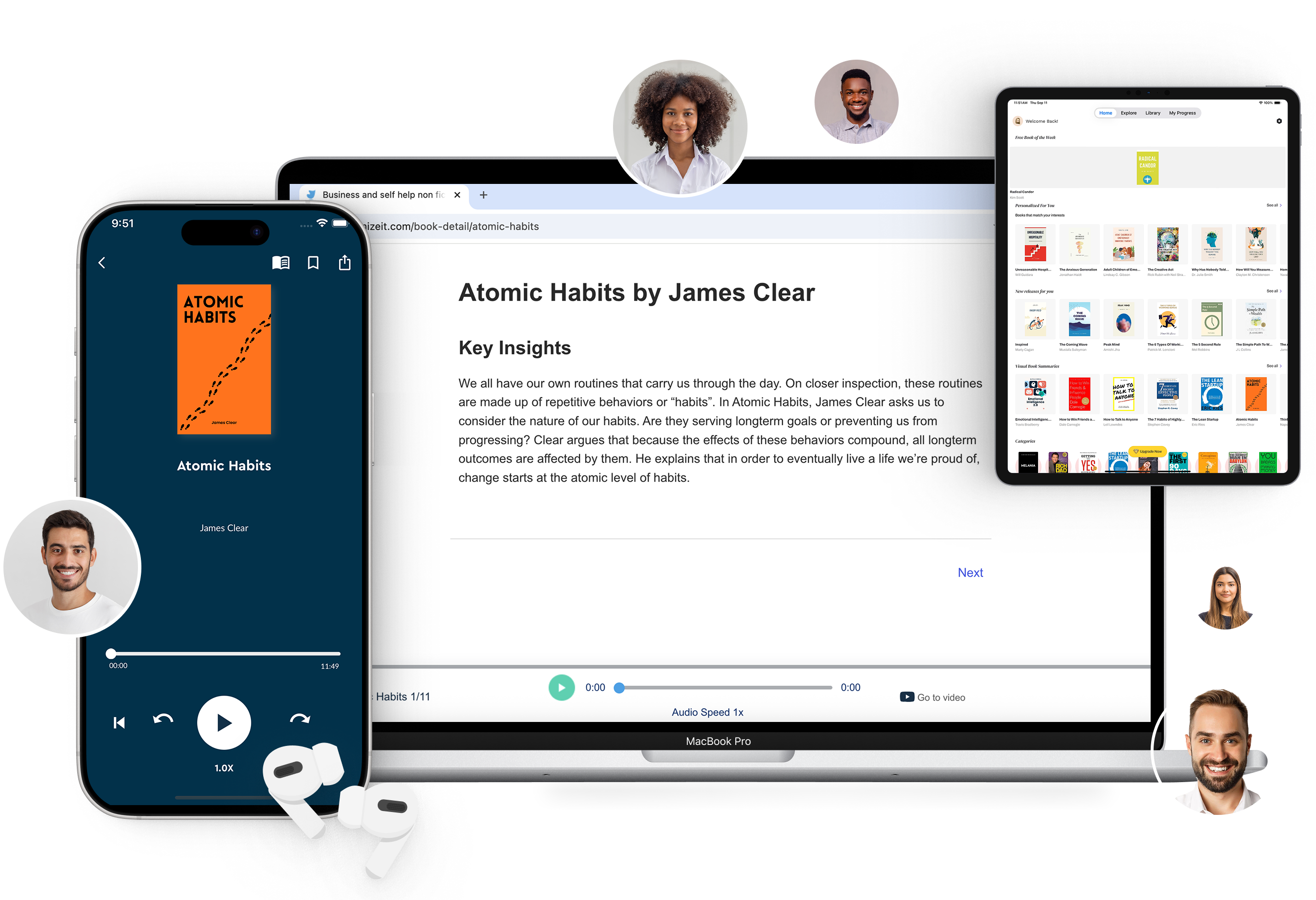 book summary website and app